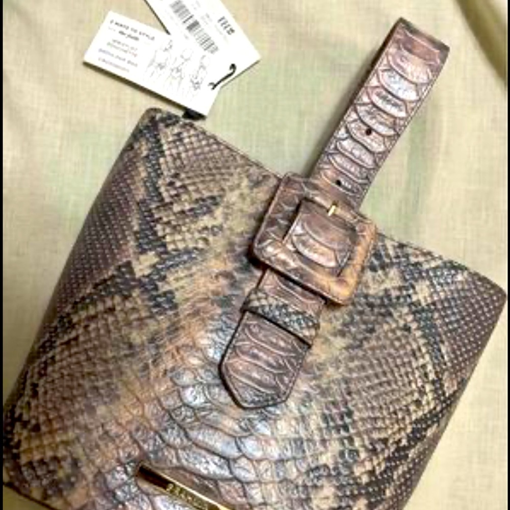 Brahmin Faith Snake Bag
